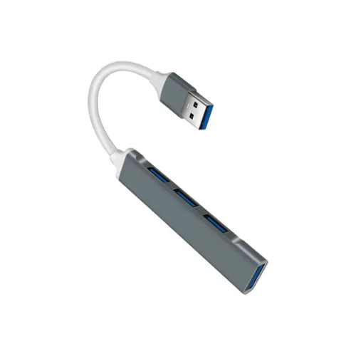 HUB USB Y TYPE-C 4PTO ALUMINIO