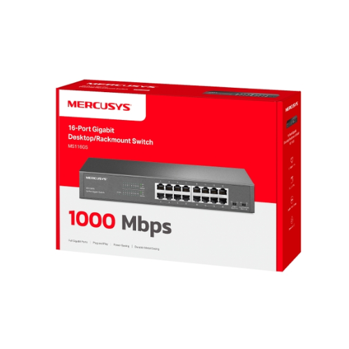SWITCH MERCUSYS 16P GIGABIT MS116GS